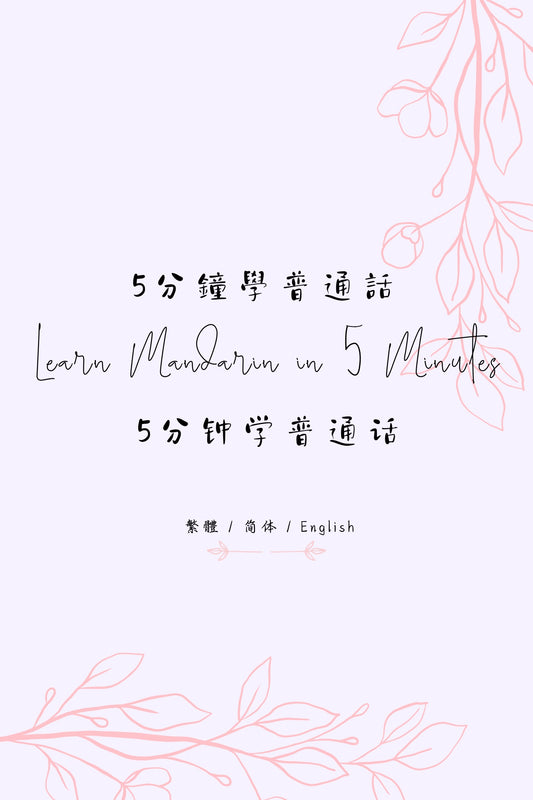 Learn Mandarin in 5 Minutes: Taipei Night Market II - 5分鐘學普通話：台北夜市篇 II